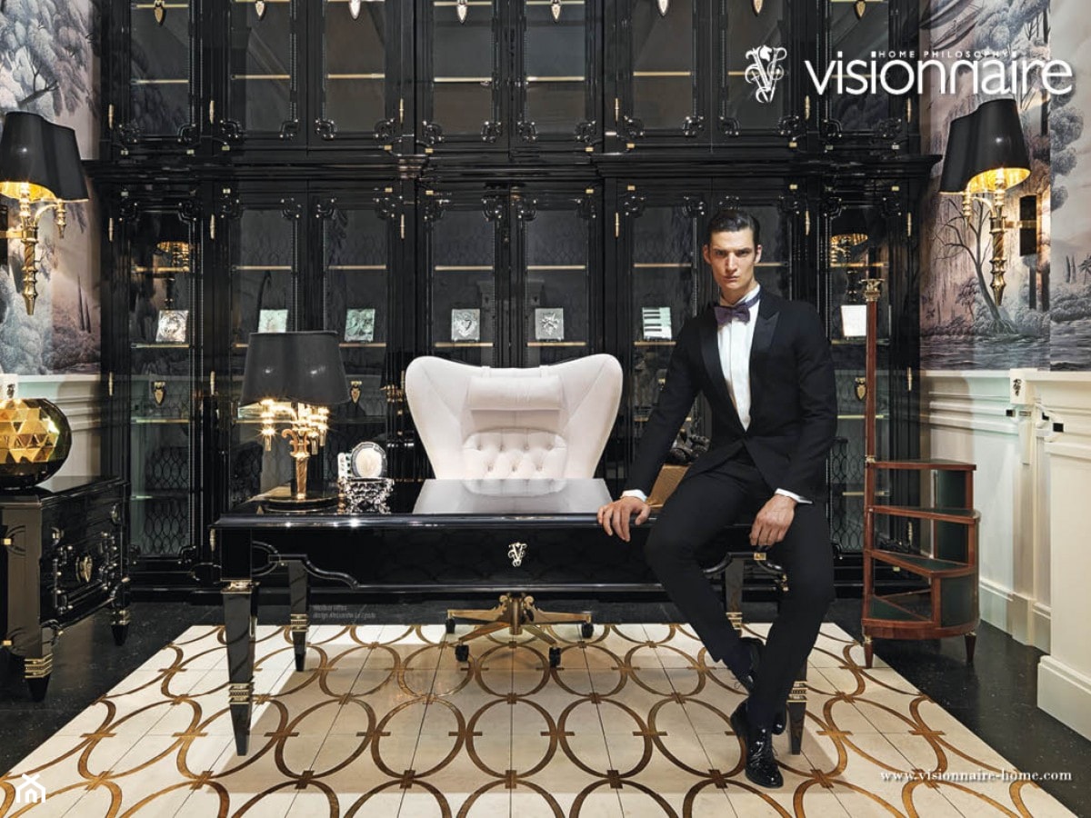 VISIONNAIRE HOME by IPE CAVALLI - Biuro, styl glamour - zdjęcie od Galeria Heban- ekskluzywne meble - Homebook