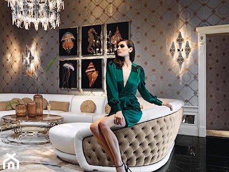 Aranżacje wnętrz - Salon: VISIONNAIRE HOME by IPE CAVALLI - Salon, styl glamour - Galeria Heban- ekskluzywne meble. Przeglądaj, dodawaj i zapisuj najlepsze zdjęcia, pomysły i inspiracje designerskie. W bazie mamy już prawie milion fotografii!