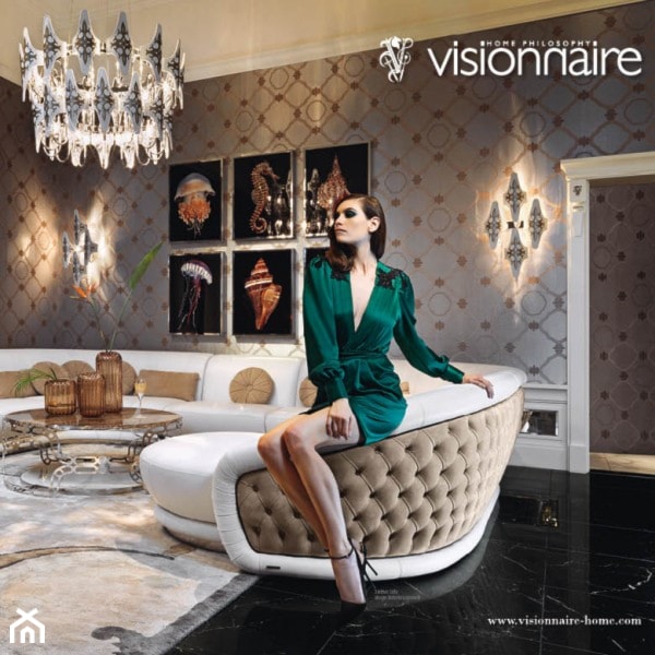 VISIONNAIRE HOME by IPE CAVALLI - Salon, styl glamour - zdjęcie od Galeria Heban- ekskluzywne meble - Homebook