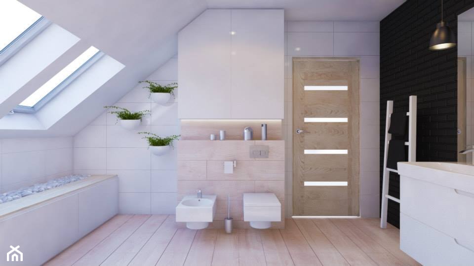 nowoczesna łazienka - Łazienka, styl skandynawski - zdjęcie od JUSSS - Homebook