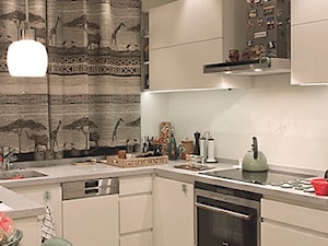 Apartament na Młocinach - Kuchnia - zdjęcie od Ładne wnętrze