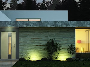 Średnie jednopiętrowe nowoczesne domy jednorodzinne murowane - zdjęcie od WIŚNIOWSKI