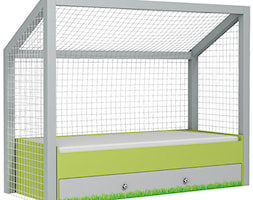 GOL - nowoczesne łóżko dziecięce w formie bramki piłkarskiej. - zdjęcie od meblefann.pl - Homebook