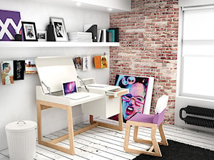 Rozkładane biurko, rozkładany fotelik - nowoczesne meble dziecięce. - zdjęcie od meblefann.pl