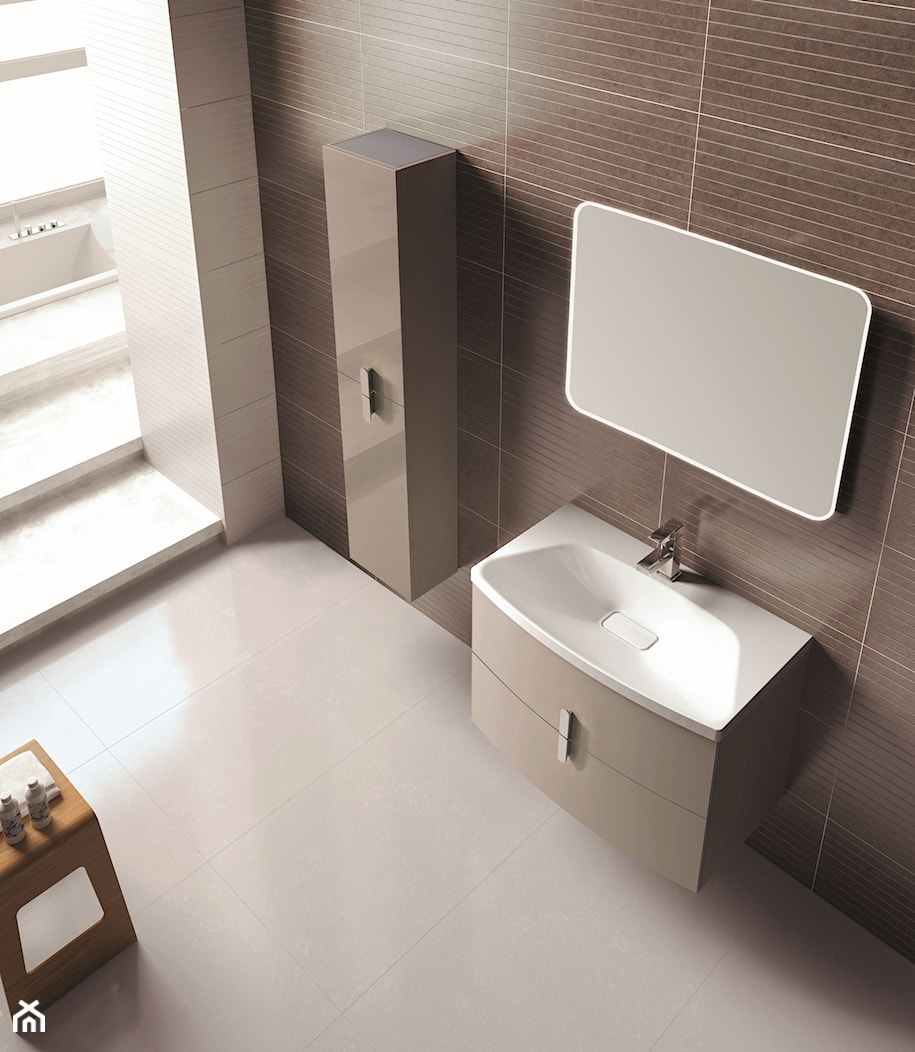 Round - Mała średnia łazienka, styl nowoczesny - zdjęcie od Elita - Homebook