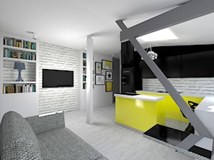 mieszkania na poddaszu - Kuchnia - zdjęcie od Studio Artino