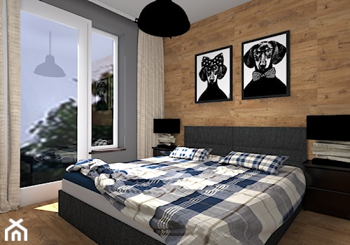 MIeszkanie dla młodego małżeństwa - Sypialnia, styl nowoczesny - zdjęcie od Studio Artino