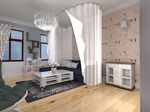 Salon z sypialnią w kamienicy - zdjęcie od Studio Artino