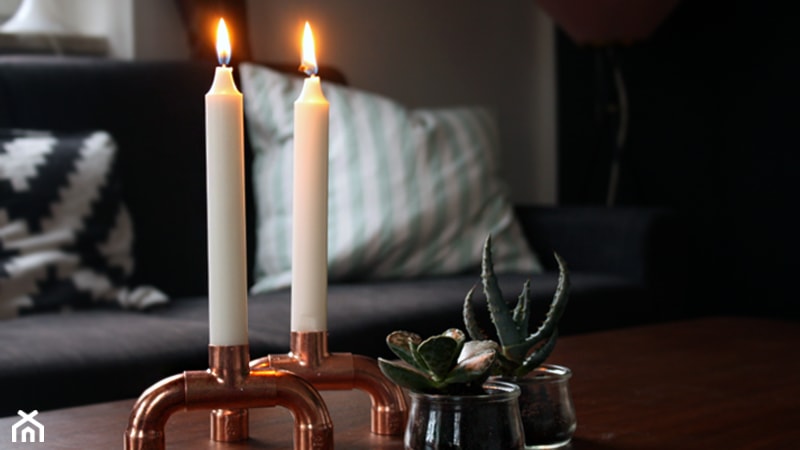 Jak zrobić świecznik z miedzianych rurek? DIY