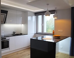 Mieszkanie 40m2 - Kuchnia, styl nowoczesny - zdjęcie od MASTERHOME GROUP - Homebook