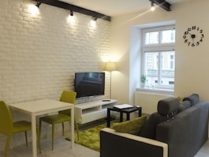 Mieszkanie Wrocław - Salon, styl nowoczesny - zdjęcie od MASTERHOME GROUP