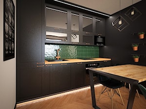 Męski apartament - Kuchnia, styl nowoczesny - zdjęcie od MASTERHOME GROUP