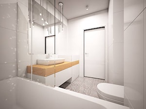 Męski apartament - Średnia bez okna z punktowym oświetleniem łazienka, styl nowoczesny - zdjęcie od MASTERHOME GROUP