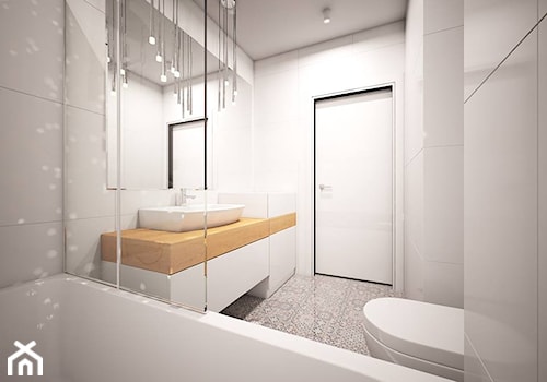 Męski apartament - Średnia bez okna z punktowym oświetleniem łazienka, styl nowoczesny - zdjęcie od MASTERHOME GROUP