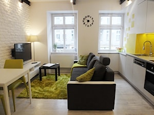 Mieszkanie Wrocław - Salon, styl nowoczesny - zdjęcie od MASTERHOME GROUP