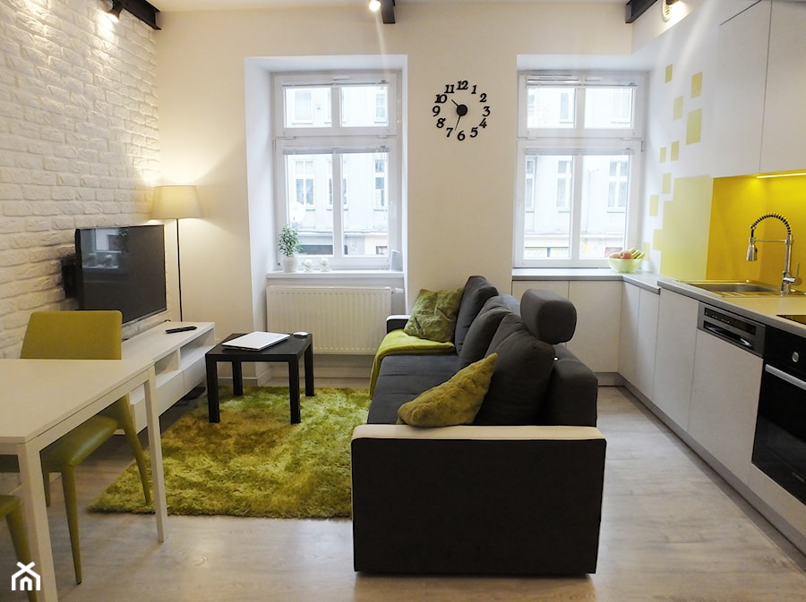 Mieszkanie Wrocław - Salon, styl nowoczesny - zdjęcie od MASTERHOME GROUP