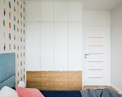 Na Bielanach - Mała biała sypialnia, styl skandynawski - zdjęcie od Inside Story - Homebook