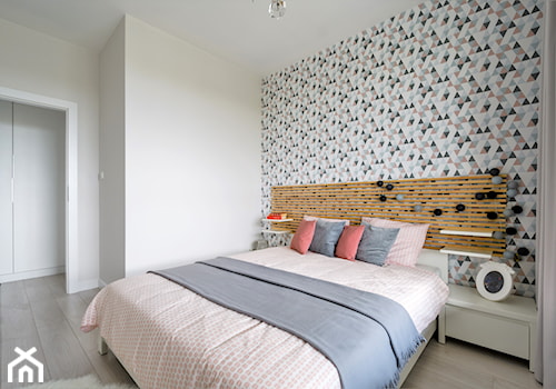 Słodowiec 3 pokoje - Średnia biała sypialnia, styl nowoczesny - zdjęcie od Inside Story