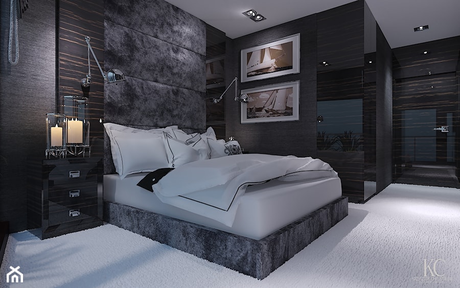 DUNE Mielno Sypialnia - Mała średnia sypialnia, styl nowoczesny - zdjęcie od KCDESIGN