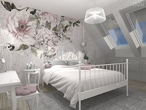 Romantycznia odsłona sypialni z toaletką -Bielsko-Biała - zdjęcie od DIZU Studio Projektowe