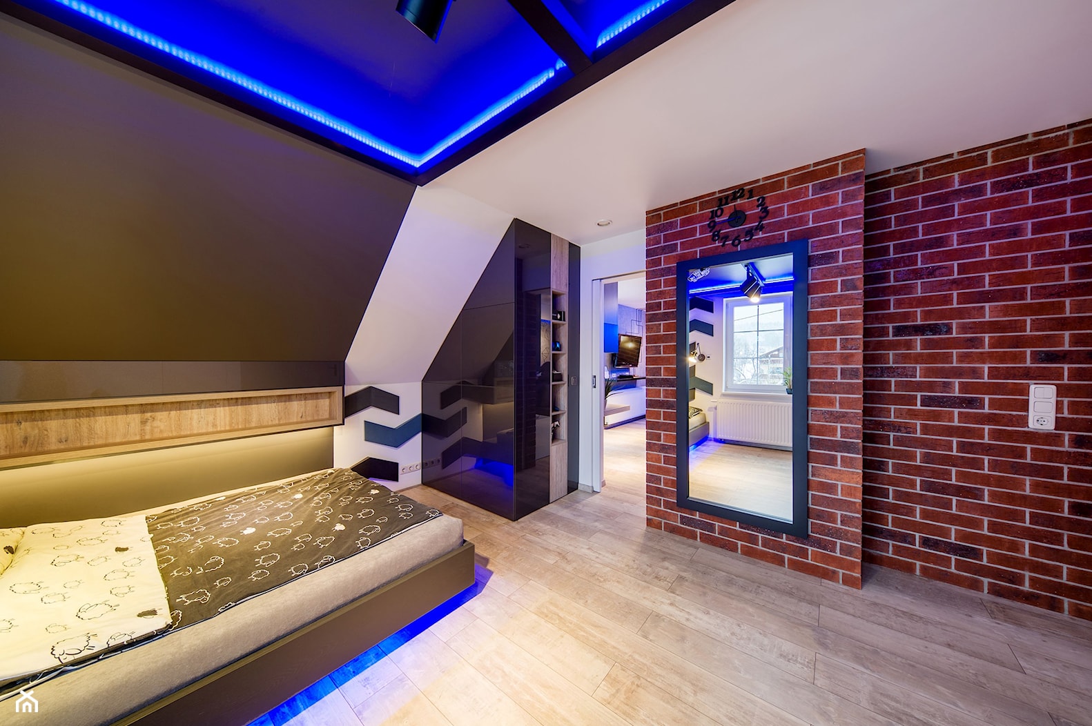 REALIZACJA- pokój dla nastolatka, sypialnia - Szczyrk - zdjęcie od DIZU Studio Projektowe - Homebook