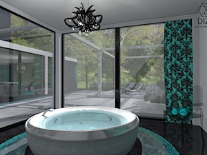 Łazienka w stylu glamour - zdjęcie od DIZU Studio Projektowe