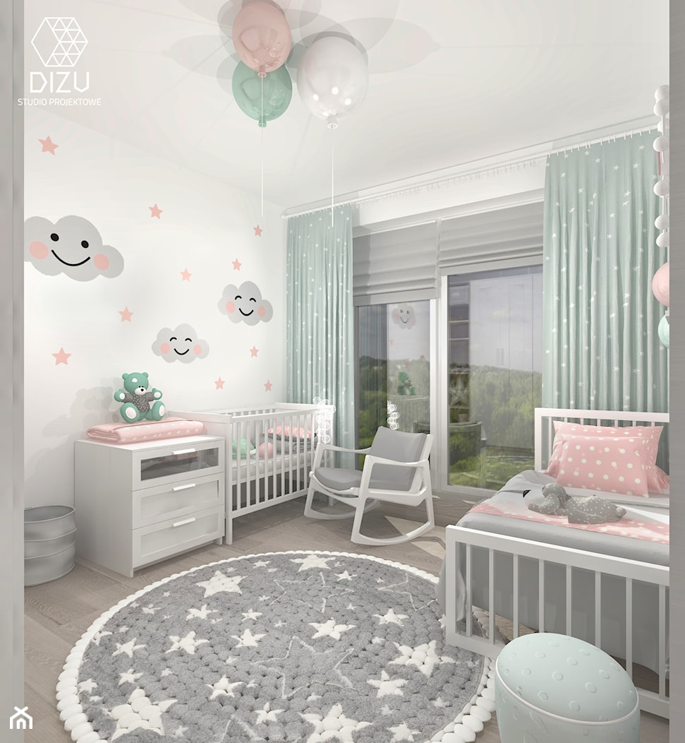 Pokój dla niemowlaka i malucha - Mieszkanie w Pruszkowie - zdjęcie od DIZU Studio Projektowe - Homebook