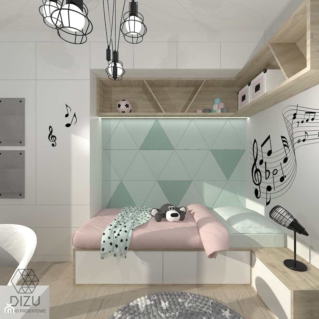 Pokój dla uczennicy - Mieszkanie w Pruszkowie - zdjęcie od DIZU Studio Projektowe - Homebook