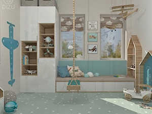 Pastelowy pokój małego Krzysia - zdjęcie od DIZU Studio Projektowe