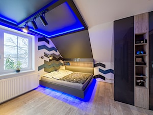 REALIZACJA- pokój dla nastolatka, sypialnia - Szczyrk - zdjęcie od DIZU Studio Projektowe