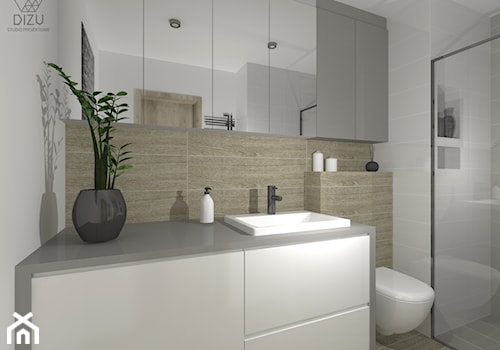 Łazienka w nowoczesnym stylu - zdjęcie od DIZU Studio Projektowe