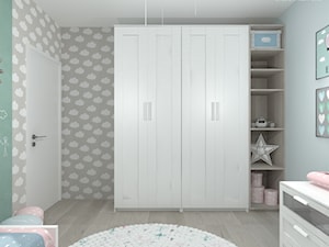 Pokój dla niemowlaka i malucha (alternatywna wersja) - Mieszkanie w Pruszkowie - zdjęcie od DIZU Studio Projektowe