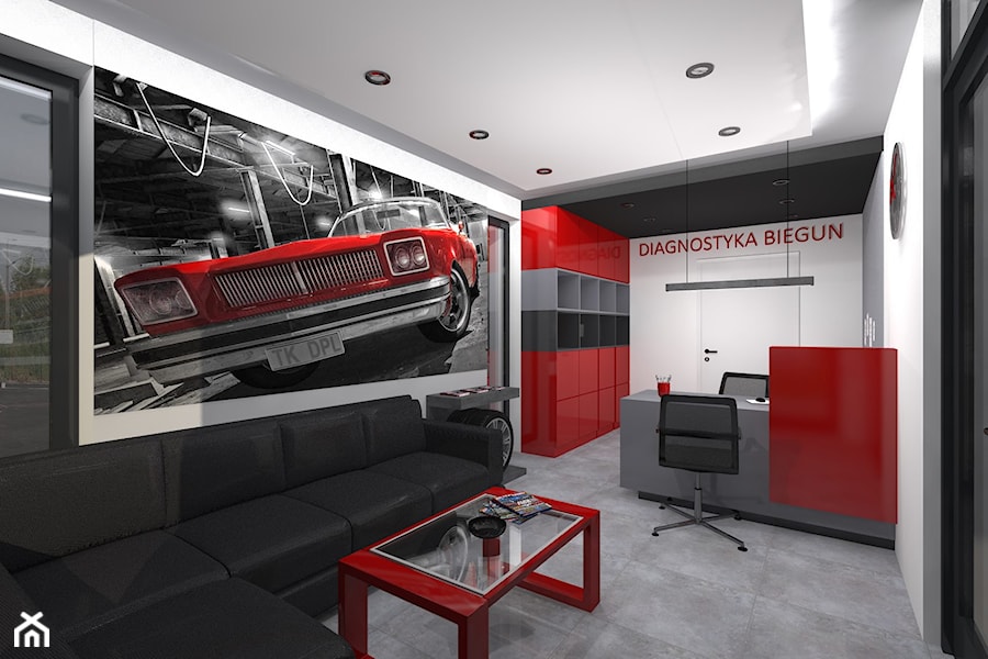 Stacja Kontroli Pojazdów- Biuro obsługi klienta - zdjęcie od DIZU Studio Projektowe