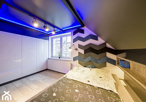 REALIZACJA- pokój dla nastolatka, sypialnia - Szczyrk - zdjęcie od DIZU Studio Projektowe