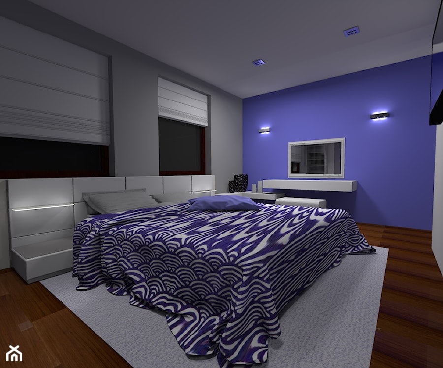 sypialnie - Sypialnia, styl minimalistyczny - zdjęcie od PROVISUAL BIURO PROJEKTOWE