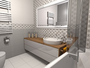 łazienki - Łazienka, styl minimalistyczny - zdjęcie od PROVISUAL BIURO PROJEKTOWE