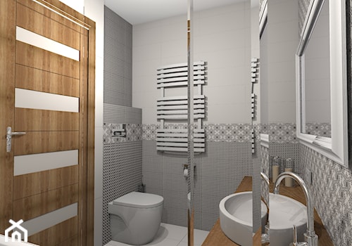 łazienki - Łazienka, styl minimalistyczny - zdjęcie od PROVISUAL BIURO PROJEKTOWE