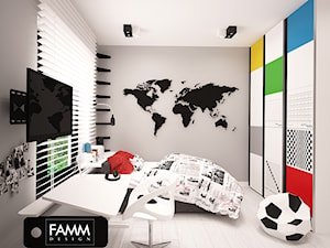 MŁODOŚĆ W KOLORZE - Pokój dziecka, styl minimalistyczny - zdjęcie od FAMM DESIGN