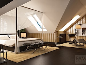 RETRO - INDUSTRIAL - Sypialnia, styl nowoczesny - zdjęcie od FAMM DESIGN