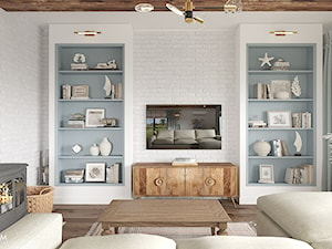 COUNTRY HOUSE - Salon, styl rustykalny - zdjęcie od FAMM DESIGN