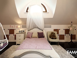 SESJA ZDJĘCIOWA - WOŁOMIN - Średni biały szary pokój dziecka dla dziecka dla dziewczynki, styl prowansalski - zdjęcie od FAMM DESIGN