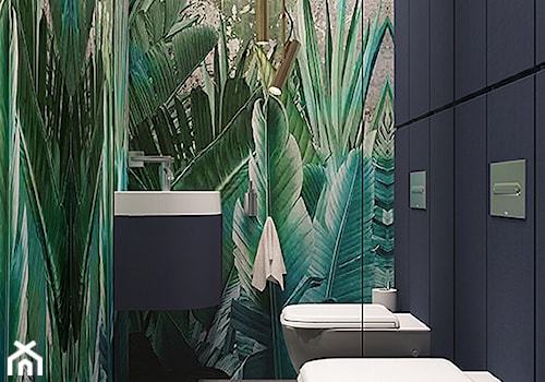 URSUS - Średnia bez okna z lustrem łazienka, styl nowoczesny - zdjęcie od FAMM DESIGN