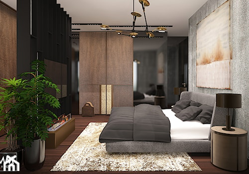 ELEGANCKI TORUŃ - Średnia sypialnia, styl glamour - zdjęcie od FAMM DESIGN