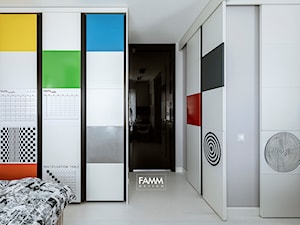 SESJA TORUŃ - Średni szary pokój dziecka dla nastolatka dla chłopca, styl nowoczesny - zdjęcie od FAMM DESIGN