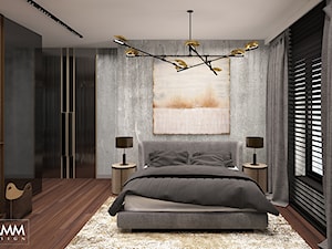 ELEGANCKI TORUŃ - Średnia sypialnia, styl nowoczesny - zdjęcie od FAMM DESIGN