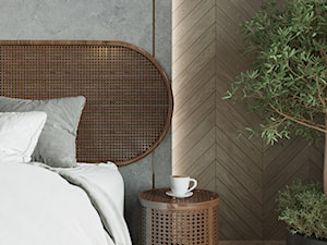 BOHO SYPIALNIA - Sypialnia, styl minimalistyczny - zdjęcie od FAMM DESIGN