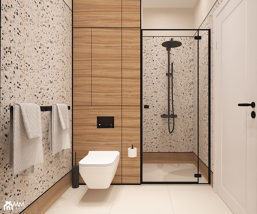 STRACCIATELLA - Średnia bez okna łazienka, styl nowoczesny - zdjęcie od FAMM DESIGN