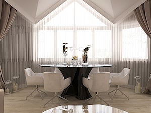 POD TATRAMI - Średnia jadalnia w salonie, styl nowoczesny - zdjęcie od FAMM DESIGN