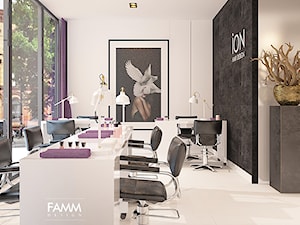 SALON FRYZJERSKI - Schody, styl glamour - zdjęcie od FAMM DESIGN