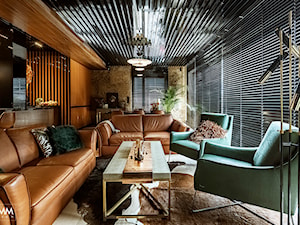 SESJA TORUŃ - Średni salon z jadalnią, styl nowoczesny - zdjęcie od FAMM DESIGN